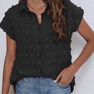 New without tags. Women’s size L Bothenial Chiffon Blouse